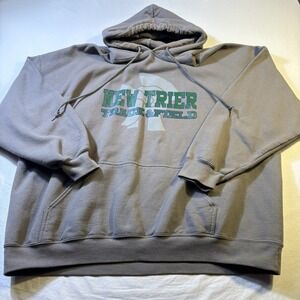 Gildan DryBlend New Trier Track Field Hoodie Sweatshirt 2013 Size 3XL Gray